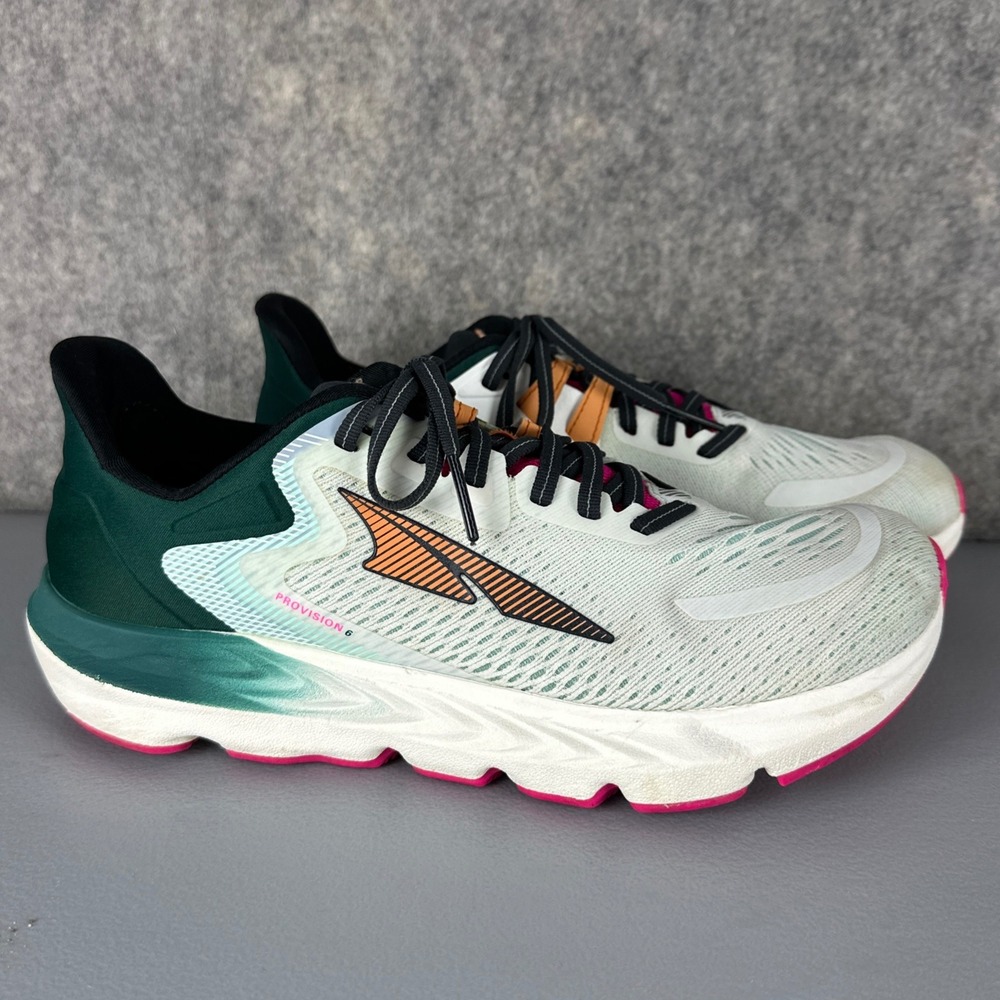 Altra Running Shoes Womens 10 White Provision 6 AL0A5488130 Road Support Sneaker